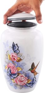 URN การเผาศพน Humming Bird สําหรับเถ้ามนุษย์ URN สําหรับผู้ใหญ่สําหรับงานศพฝังศพ Columbarium หรือโฮมการเผาศพ Urns สําหรับเถ้ามนุษย์ - Product Image 3