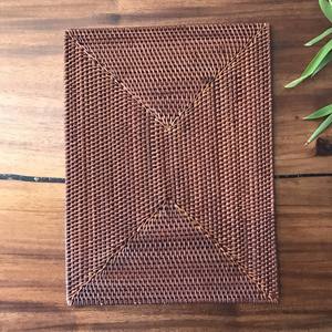 Napperon classique en rotin, set de table rectangulaire tissé - Product Image 6