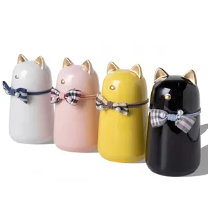 Seramik Kedi Külleri İçin Kapalı Evcil Hayvan Kremasyonu <span class=keywords><strong>Urn</strong></span>'u, Kediler İçin Evcil Hayvan Anıt <span class=keywords><strong>Urn</strong></span>'u, Çevre Dostu Dayanıklı Anıt Tabutu - Product Image 2