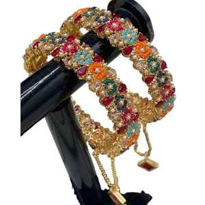 Vintage Design Fashion Jewellery Latest Trending Quality Indian Pakistani Inspired Women's <b>Bangles</b> Luxury For Long Weddings - Product Image 1