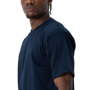 Camiseta de estilo urbano Pro Club para hombre, pesado Camiseta de algodón con cuello redondo/poliéster con opción de impresión de logotipo personalizado, camiseta para hombre - Product Image 4