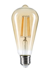 Lámpara Vintage Candy de Cristal en Forma de Pera E27 7W 680Lm 2500K 64x140mm. (GSC 200671008) - Product Image 1