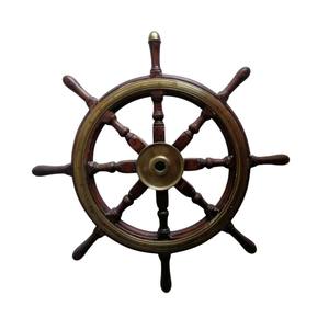 100% rueda de barco hecha a mano respetuosa con el medio ambiente rueda de barco personalizada de madera pulida rueda de barco náutico hecha a mano Natural decoración del hogar - Product Image 1