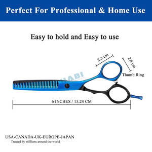 Vente en gros Ciseaux de coiffeur style professionnel Ciseaux de coiffeur Ciseaux amincissants Ciseaux de coiffeur pour salons de coiffure - Product Image 5