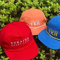 Topi kustom 5 Panel tidak terstruktur Logo topi Kemah bordir tali topi Snapback profil rendah dengan tali