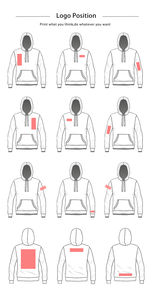 Streetwear Wholesale Plain Logo 100% Organic Cotton Men's Sweatshirt Blank Fleece Oversized Unisex Men <b>Hoodies</b> Pullover - Product Image 6