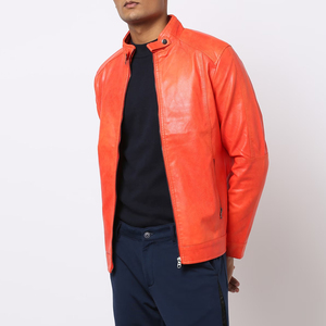 Diseña Tu Propia Chaqueta de Cuero de Alta Calidad, Superventas 2025, Chaqueta de Motociclista de Cuero Original para Hombre - Product Image 2