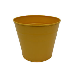 Best Luxury Planter Round Shaped Matt <b>Light</b> Grey Powder Coated for Garden Decoration Handmade Wholesale in Bulk - Product Image 5