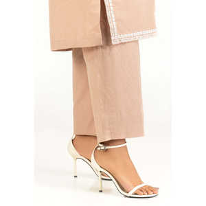 Conjunto Coordinado Bohemio de Algodón Jacquard Bordado IPST-44723-A Talla XXS para Atuendos de Primavera/Verano - Product Image 6