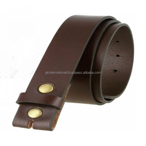 เข็มขัดลําลองหนังวัวเมล็ดเต็มที่ขายดีที่สุดสําหรับ unisex พร้อมหัวเข็มขัดทองเหลืองขาโลหะผสมที่มีสไตล์ในราคาขายส่งสั่งซื้อจํานวนมาก - Product Image 1