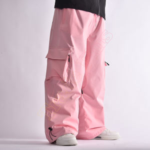 Vente en gros, offre spéciale, nouveauté, pantalon cargo tendance et uni, pantalon de parachute d'été pour hommes, pantalon taille haute avec logo personnalisé - Product Image 4