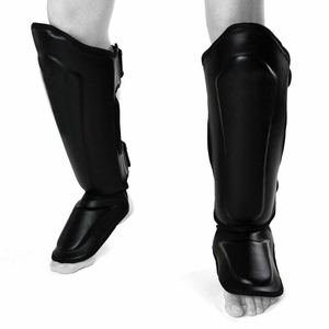 Protège-tibias personnalisés de haute qualité Kickboxing protège-tibias en cuir Protection des pieds et des jambes pour les SI-SG-014 d'entraînement - Product Image 1