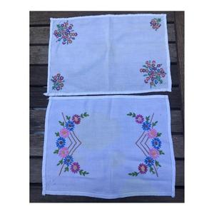 Luxury Handmade <b>Beaded</b> Sea Green Ultra Classy Custom Square Heat Resistant Organic Cotton GOTS Certificate Quick Dry Tablemats - Product Image 4