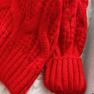 เสื้อสเวตเตอร์คอวี แขนยาว สีพื้น ผ้าฝ้าย สำหรับผู้หญิง สไตล์หลวม รับผลิตตามสั่ง พร้อมสกรีนโลโก้ ขายส่ง - Product Image 5