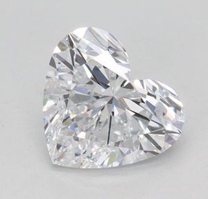 เพชรทรงหัวใจคุณภาพสูง 1 กะรัต CVD ผลิตในห้องปฏิบัติการ สี F ความสะอาด VVS1 รับรองโดย IGI เพชรเม็ดเดี่ยวสำหรับทำเครื่องประดับ - Product Image 2