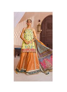 Trajes de gasa bordados Descosidos Colección de Bodas de 3 piezas Los últimos trajes Punjabi paquistaníes Salwar Kameez - Product Image 3