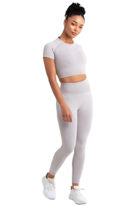 Custom High Waist Scrunch Butt Compression Seamless Training <b>Leggings</b> Custom Design Skinny Workout <b>Leggings</b> for Adults - Product Image 3