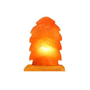 Lampe au sel en cristal de l'Himalaya de qualité supérieure Belle lueur douce sculptée à la main au Pakistan Avantages pour la santé écologiques - Product Image 3