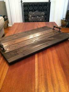 MULTIPLE FARMOUSE Plateau de service rond en bois d'acacia pour la cuisine, la maison ou l'hôtel Style classique Vaisselle pour la fête ou la nourriture Ser - Product Image 3