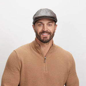 Casquette d'été en maille respirante pour hommes Casquette de golf ajustable Casquette plate pour hommes femmes Casquette de lierre imprimée guépard - Product Image 3