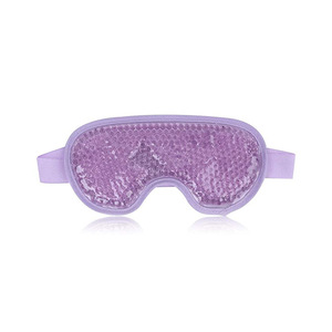 Máscara de Gel Frío/Calor <span class=keywords><strong>para</strong></span> el Dolor de Cabeza, Máscara de Ojos de Gel, Máscara Facial de Seda con Hielo - Product Image 4