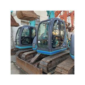 Excavateurs d'occasion Kobelcoo SK70SR sk115 sk125 sk135sr sk35 Mini excavatrices d'occasion sur chenilles de marque japonaise de 7 tonnes - Product Image 2