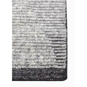 พรมขนสัตว์ลายเรขาคณิตสีเทาและดำ หนา 10 มม. สำหรับบ้านและงานแสดงสินค้า สำหรับห้องโถงและห้องรูปสี่เหลี่ยมผืนผ้า-Hwt-22 - Product Image 4