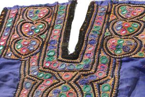 <b>Vintage</b> Kuchi Banjara Neck Yoke Patch Traditional Embroidery Applique Patch - Product Image 4