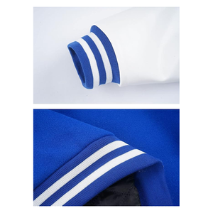 Vestes universitaires d'hiver personnalisées de meilleure qualité pour hommes Tissu de laine respirant Style Letterman Broderie Long Logo surdimensionné - Product Image 6