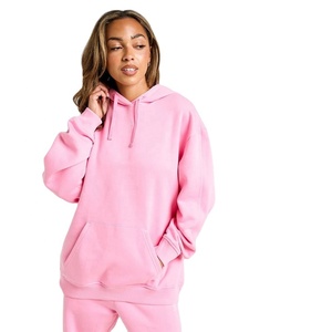 Cozy Winter Women's 2 Piece Set Pullover Hoodie Jogging Pants 100% Cotton for Street & Travel Wear Chándal personalizado - Product Image 2