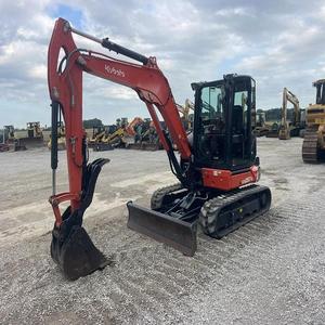Mini-excavatrice Kubota KX057A d'occasion, 5,5 tonnes, excavatrice compacte sur chenilles, machine de terrassement - Product Image 1