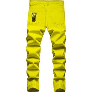 Pantalones Vaqueros de Mezclilla para Motociclista, Corte Recto, Ajuste Regular, Estilo Desgastado, Alta Calidad, Personalizados, al por Mayor, Ligeros, Sólidos, para Invierno, Verano y Otoño 2026 - Product Image 2