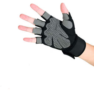 Guantes de levantamiento de pesas de entrenamiento de cuero profesional personalizado, guantes de gimnasio para hombres, superventas, guantes de levantamiento de pesas para hombres - Product Image 3