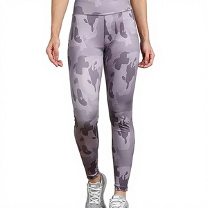 Leggings de yoga pour femmes avec logo personnalisé, respirants, extensibles, pour la gym, le fitness, la course à pied, service OEM, prix de gros - Product Image 1