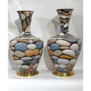 Floreros altos de 21 "y 18", florero de piso y exhibición, centro de mesa decorativo, jarrón moderno de diseño personalizado de alta calidad, maceta - Product Image 4