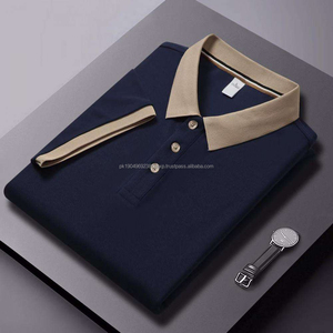 เสื้อถักสำหรับผู้ชายผ้าคอตตอน/โพลีเอสเตอร์โพลีเอสเตอร์พิมพ์ลายปักโลโก้ OEM - Product Image 6