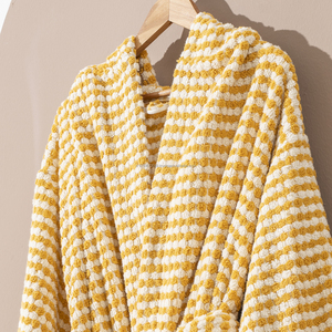 Albornoz unisex, albornoz con Pompón, telar manual de algodón turco, Resort, ropa de dormir de lujo para todo el año, Salón de verano, suministro ODM de Turquía - Product Image 4