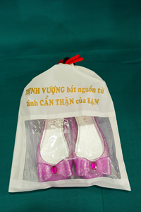 Mejor Venta de logotipo personalizado amigable con el medio ambiente portátil fácil de usar bolsa de zapatos Origen de Vietnam - Product Image 5