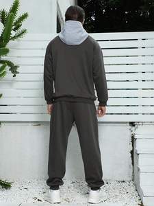 Survêtement à fermeture éclair pour homme marques privées 100% coton grande taille séchage rapide respirant fabriqué au Pakistan - Product Image 5