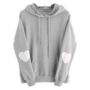 Nueva Sudadera con capucha de lana con estampado degradado de gran tamaño para mujer, sudadera de manga larga sin cordón para frente de invierno - Product Image 5