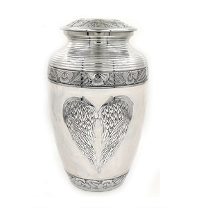 Cremation <b>Urn</b> For Human Ashes Affordable Quality Handcrafted Keepsake <b>Large</b> Funeral Memorial Brass Token Customized Adult <b>Urns</b> - Product Image 1