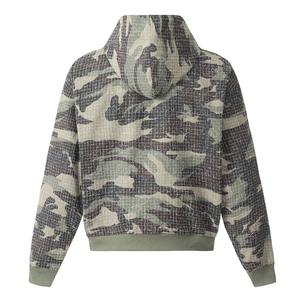Sudadera con Capucha Térmica con Estampado de Camuflaje, Estilo Holgado, para Hombre, 100% Poliéster y Algodón, Estilo Urbano, Unisex - Product Image 2