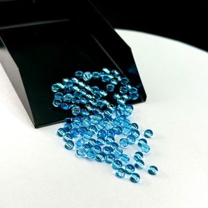 100% ธรรมชาติที่มีคุณภาพสูง7มิลลิเมตร Cabochon สวิสสีฟ้าบุษราคัมทั้งหมดอัญมณีที่จำเป็นสำหรับการทำเครื่องประดับ-ร้านค้าครบวงจรสำหรับอัญมณีหลวม - Product Image 3