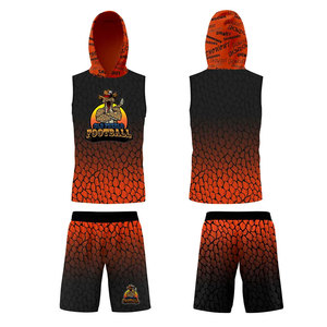 2025 7-on-7 OEM Customized High Top Flag Number Wholesale Package Deal SUBLIMATION American Football Team Uniforms Quick Dry - Product Image 3