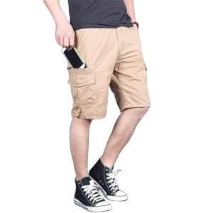 Pantalones Cortos de Verano para Hombre, Corte Ajustado, Estilo Casual Básico, Ecológicos, de Algodón y Poliéster, con Dos Bolsillos Laterales Profundos, Servicio OEM - Product Image 1
