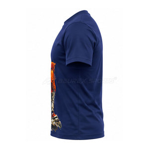 Camisetas de trekking al por mayor con tela de secado rápido y tacto ligero para viajes al aire libre, buena calidad para hombres - Product Image 4