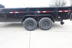 Gorilla 7x16 Telescopic Gooseneck IBeam Dump Trailer with 2ft Sides 7K Axles Gear Motor-for Farm Trailers Acheter maintenant! - Product Image 5