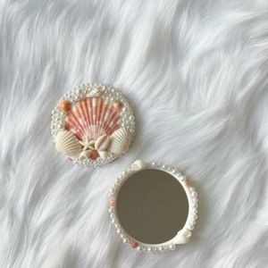 Small Seashell Hand Compact <b>Mirror</b> DIY Many customize designs From Blue Lotus/Ms Hani - Product Image 6