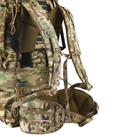 Sac à dos tactique de camping et de trekking PTG 75 litres, sac de voyage camouflage, sac à dos d'assaut