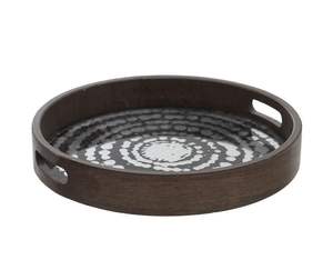 High Quality Mango Wood Mop Inlay Serving Tray <b>Chocolate</b> for Dessert & Mother Pearl Ramadan & Eid Gift <b>Luxury</b> Style - Product Image 6